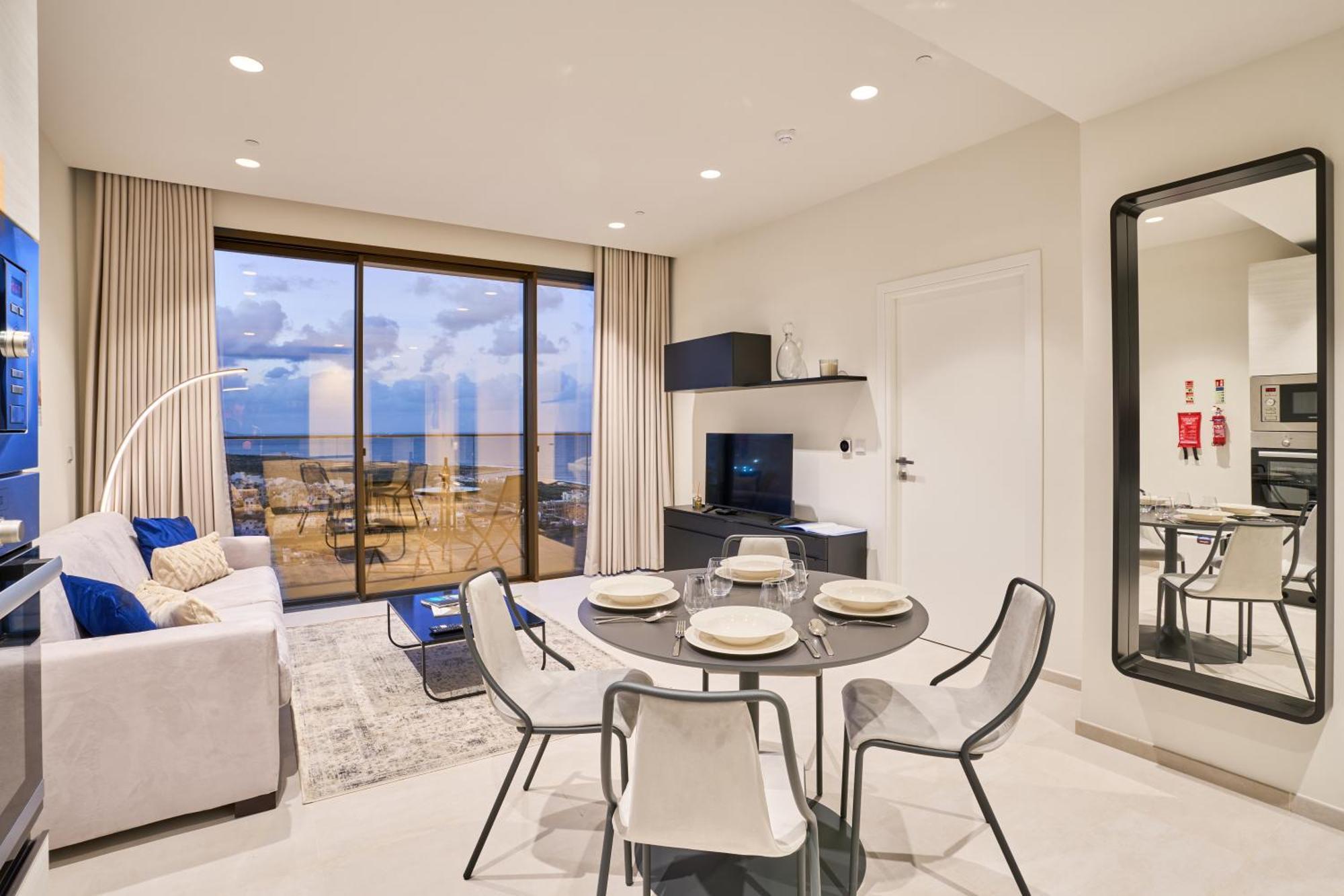 Appartement Sky High Luxury In Mercury Towers With Infinite Seaviews San Ġiljan